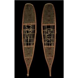 Pair of Children's Snowshoes 33" L. 6 1/4" W. Good Condition…