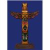 Image 2 : Older Northwest Coast Carved and Painted Totem Thunderbird and Killer Whale 12 1/2" H. 8 3/4" W.…