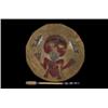 Old Northwest Coast Painted Deerskin Drum by Chief Rainbow 19" W. Good Condition…