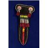 Image 1 : Great Lakes Knife Sheath with Quill Work 8" L. 4" W. Excellent Condition…