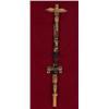 Image 1 : Finely Carved and Painted Eight Figure Talking Stick by D.J. LeBlanc from Nanaimo, B.C. 40" H. F…