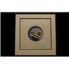 Robert Davidson Silkscreen Moon Blue and Black 180/248 1976 Pencil Signed 23"x 23 1/2" Fine Con…