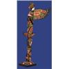 Image 1 : Jimmy Joseph Carved Human, Killer Whale and Thunderbird Totem 31 1/2" H. 16" W. Fine Condition…