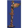Image 2 : Jimmy Joseph Carved Human, Killer Whale and Thunderbird Totem 31 1/2" H. 16" W. Fine Condition…