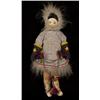Image 1 : Athabascan Cloth Doll with Fox Trim 19" H. Good Condition…