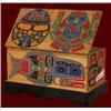 Image 2 : Kwakiutl Carved Blanket Box by Jimmy Joseph with Sisiutl, Killer Whale, Sun, Raven and Wolf with…