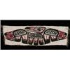 Image 1 : Northwest Coast Loom Beaded Panel with Raven Design 19 1/4"x 6" Fine Condition…