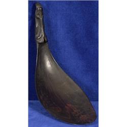 19TH C. Carved Northwest Coast Goat Horn Spoon 6" L. Fine Condition…