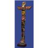 Image 1 : Finely Carved Northwest Coast Painted Totem 14" H. 5 3/4" W. Fine Condition…