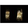 Image 1 : Carmen Goertzen Inter Locking Gold 14K with Bezel Set Diamond Ring Set Carved with Ravens, Killer…