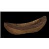 Image 1 : Haida Carved Yew Wood Feast Dish ca. 1900 with Family Provenance 21 1/2" L. 5 3/4" W. Fair Condi…