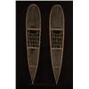 Image 1 : Pair of 19TH C. Snowshoes with Trade Beads 47"x 9" Good Condition…