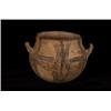 Image 1 : Cochiti Pueblo Pottery Handled Jar 7" D. 4 3/4" H. Good Condition…
