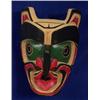 Image 1 : Willie Hawkins Carved and Painted Cedar Mask from Kingcome Inlet 10 1/2" H. 7 1/2" W. Fine Condi…