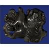 Image 2 : Superb Inuit Soapstone Sculpture Signed Ike Angotalitok 1980 13"x 10" Excellent Condition…