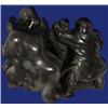 Image 3 : Superb Inuit Soapstone Sculpture Signed Ike Angotalitok 1980 13"x 10" Excellent Condition…