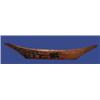 Image 1 : B.J. LeBlanc Carved Cedar Canoe 32" L. 4 1/2" W. Fine Condition…