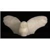 Image 1 : White Alabaster Carved Owl 15"x 6" Good Condition…