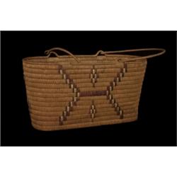 Large Fraser River Carry Basket with Handles Ex. Brenchley Family Collection From New Westministe…