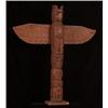 Image 1 : Fine Old Northwest Coast Carved Totem Signed Dan Campbell 37 1/2" H. Good Condition…
