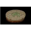 Image 1 : Oval Birch Bark and Porcupine Quill Lidded Container Bear Design 5" L. As Is…