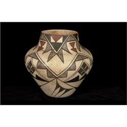 Old Acoma Pueblo Pottery Olla Classic Design 10"x 9" Fine Condition…