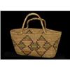 Image 1 : Old Swinnomish Polychrome Carry Basket ca. 1900 15" W. 8" H. Good Condition…