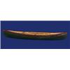 Image 1 : Carved Model Canoe with Paddles 15 3/4" L. 3" W. Good Condition…