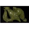 Image 1 : Inuit Green Soapstone Carving of Raven and Seal 7 3/4"x 5" Good Condition…