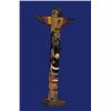 Image 1 : Thunderbird, Killer Whale and Beaver Totem by William Wilson 12 3/4" H. Good Condition…