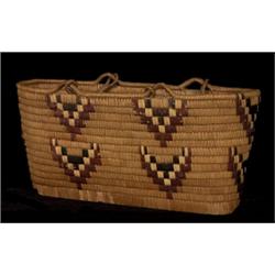 Salish Market Basket with Handles 16 1/2" L. 8" W. As Is…