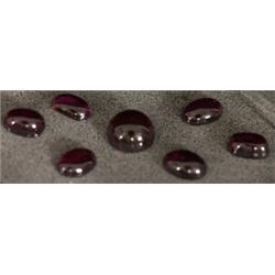 Seven Garnet Cabochons…