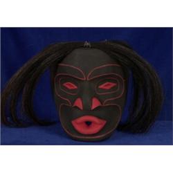 Dzunukwa Wall Mask by Darcy Day 7 1/2" H. Good Condition…