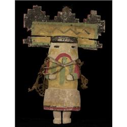 Carved and Painted Cottonwood Root Kachina Maiden 9 1/4" H. Good Condition…