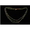Image 1 : Three Long Strands of Six Layer Watermelon Chevron Trade Beads…