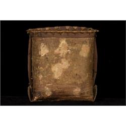Mid 19TH C. Chippewa Birch Bark Container 9" W. 8" H. Fair Condition…