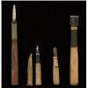 Image 1 : Four Northwest Coast Carving Tools 17 1/2" L. - 8" L. Fair Condition…