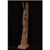 Image 1 : Charlie Mickey Sr. Carved Totem of Eagle and Two Bears 25 1/2" H. Good Condition…