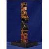 Image 1 : Carved and Painted Thunderbird Killer Whale and Eagle Totem 6 3/4" H. Good Condition…