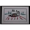 Image 1 : Nesting Loon Silkscreen by Robert Sebastion 6/90 27"x 17 1/2" Framed Fine Condition…