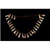 Image 1 : Sioux Buffalo Tooth Necklace Strung with 19TH C. Trade Beads…