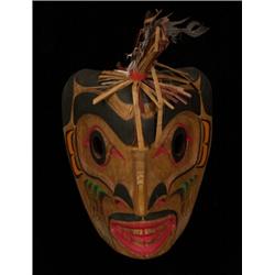 Basil H. James Sr. Carved Slaves Wearing Human Face  Gitakhanees  Mask 8  H. 7 1/4  W. Fine Cond…