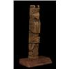 Image 1 : Model Totem Eagle and Beaver 12" H. Fair Condition…