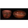 Image 1 : Two Old Isleta Pueblo Pots 4 3/4" D. 3 1/2" D.…