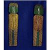 Image 1 : Pair of Painted Wood Clapper Sticks 12" L. Good Condition…