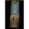 Image 1 : Assinaboine Beaded Fringed Pouch 14" H. Good Condition…
