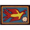 Image 1 : Huichol Yarn Painting Bird Design 18"x 12" Fair Condition…