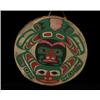 Image 2 : Painted Northwest Coast Two Sided Drum 13" D. Good Condition…