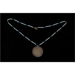 Louis XVI Peace Medal Strung on Trade Beads…