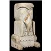 Image 1 : Old Carved and Painted Folk Art Hawk Figure 14 1/2" H. 7 3/4" W. Fair Condition…